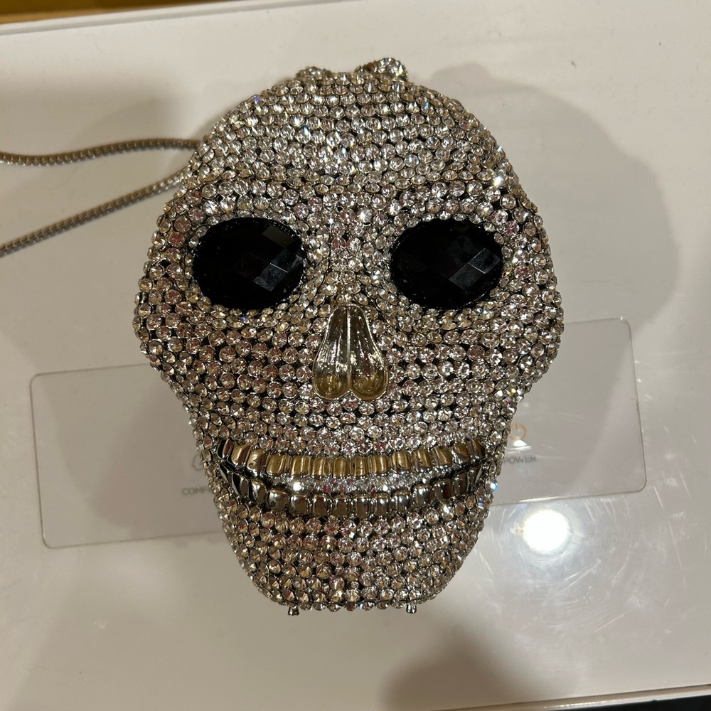 Silver Skull Mini Bag - Picture 2 of 4